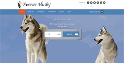 Desktop Screenshot of foreverhusky.org
